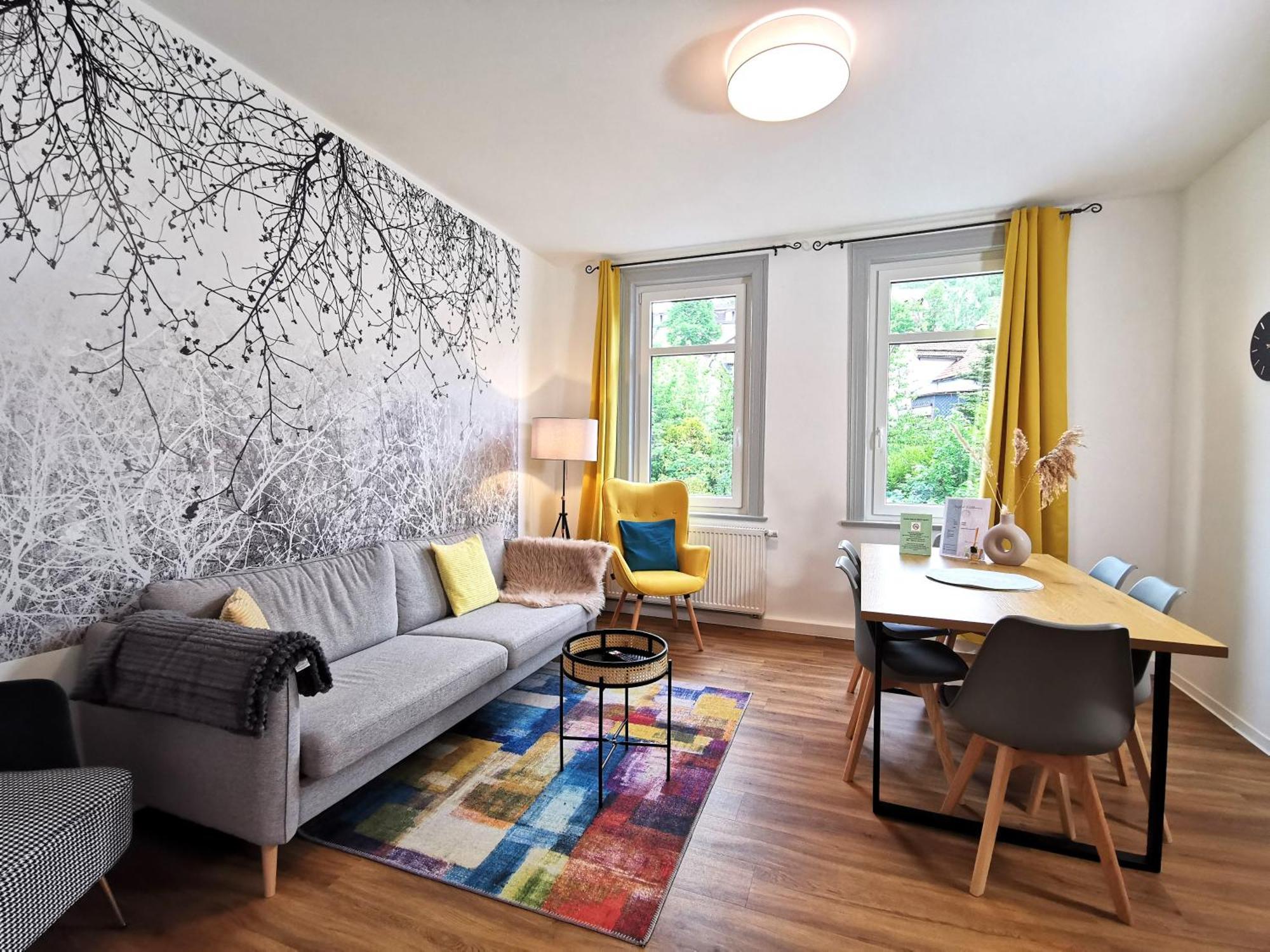 Bohnapartments - Stadtblick Zechenhaus - Balkon - Gratis Parkplatz - Wlan - Sehr Ruhig - Barrierearm Ilmenau Exterior photo